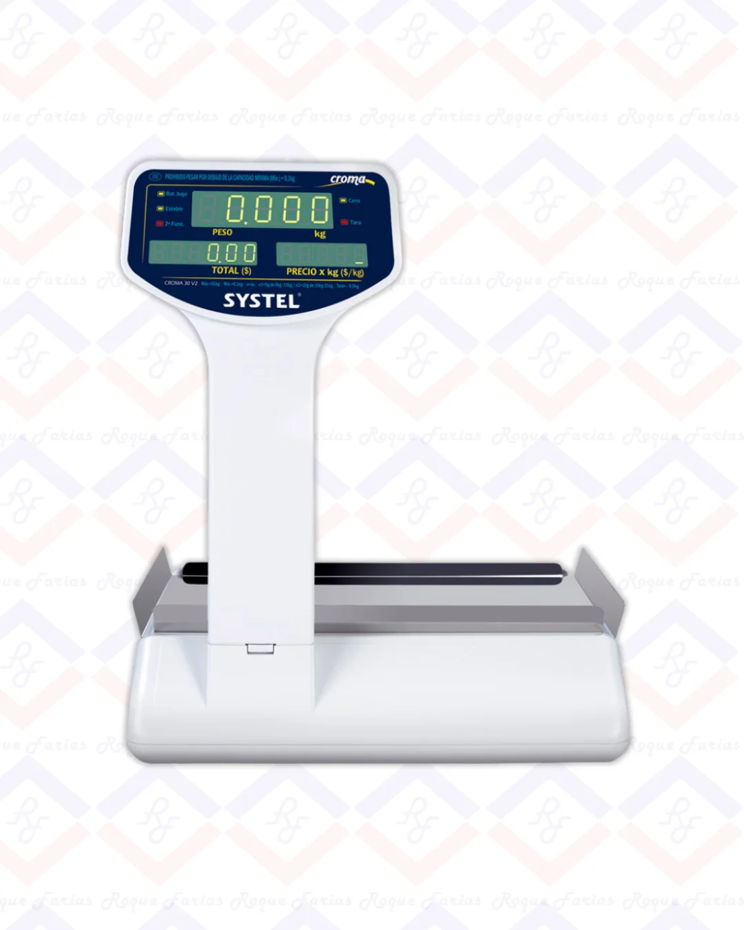 Balanza Systel Croma con visores LED ideal para comercios en La Plata